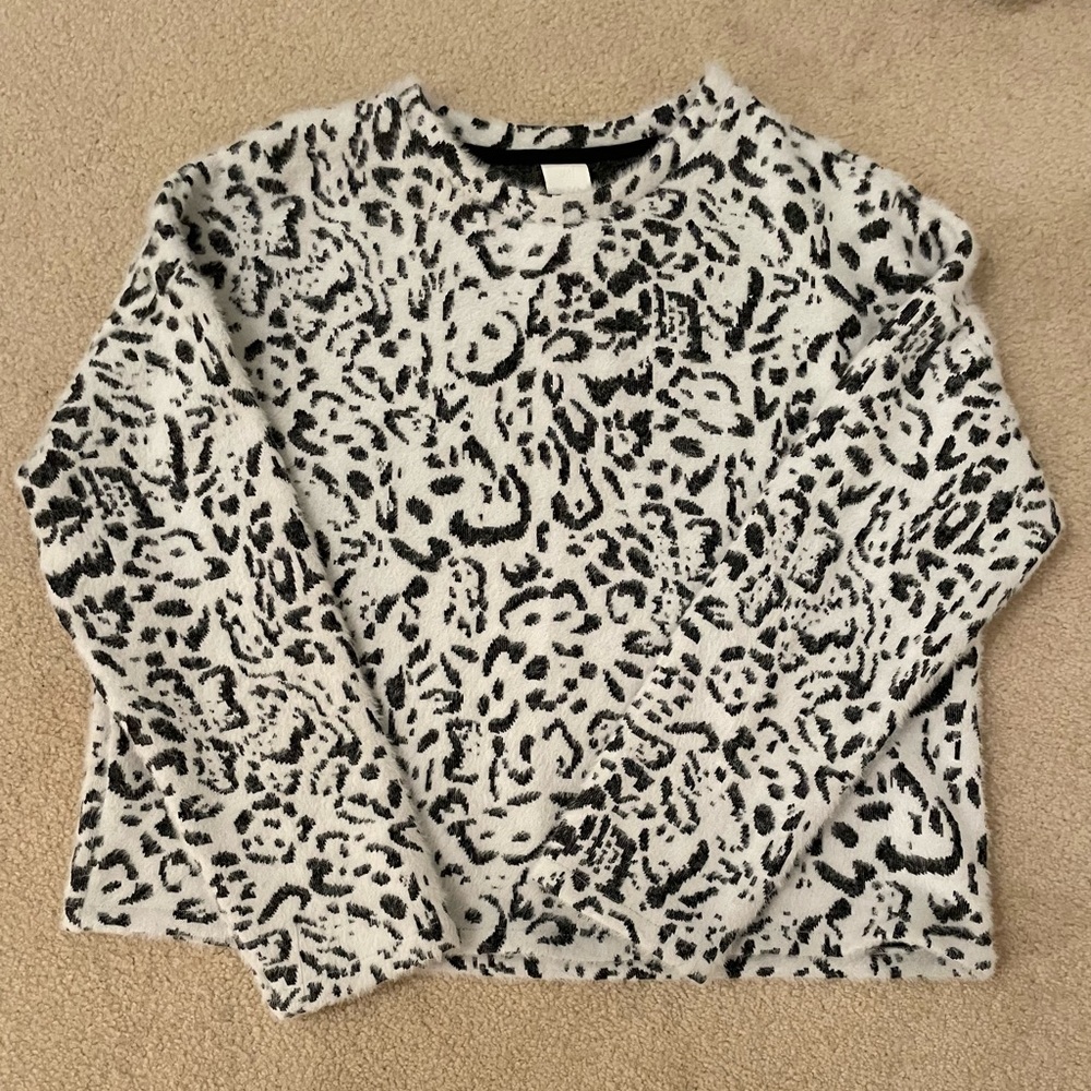 H&M Cheetah Print Sweater